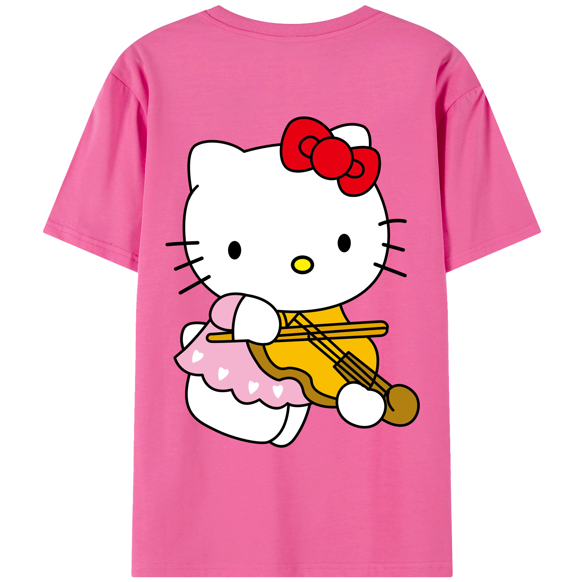 （画像用） Hello Kitty ハローキティ レディース半袖Tシャツ(バックプリント)